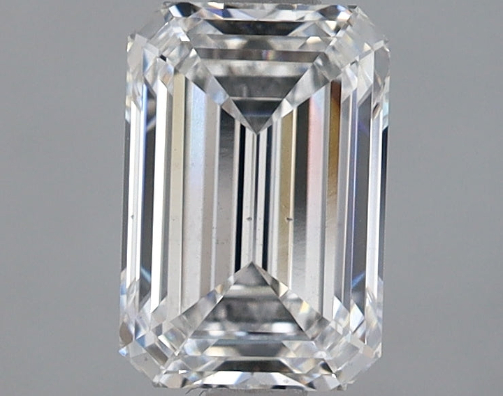 1.38 Carat Emerald Shaped Excellent Cut Vs2 Igi Certified Lab Grown Diamond