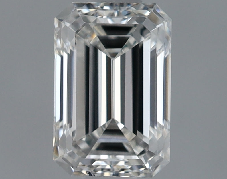 0.73 Carat Emerald Shaped Excellent Cut VVS2 IGI Certified Lab Grown Diamond