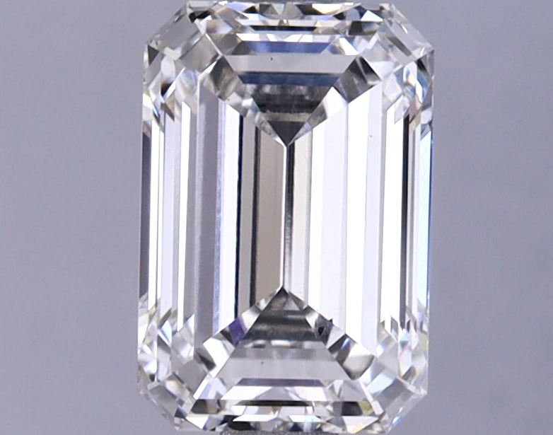 1.71 Carat Emerald Shaped Excellent Cut VS2 IGI Certified Lab Grown Diamond