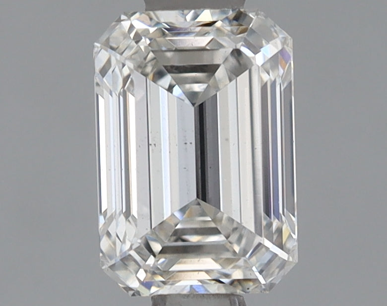 0.89 Carat Emerald Shaped Ideal Cut VS1 IGI Certified Lab Grown Diamond