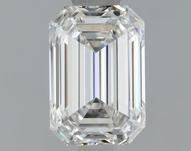0.85 Carat Emerald Shaped Ideal Cut VVS1 IGI Certified Lab Grown Diamond