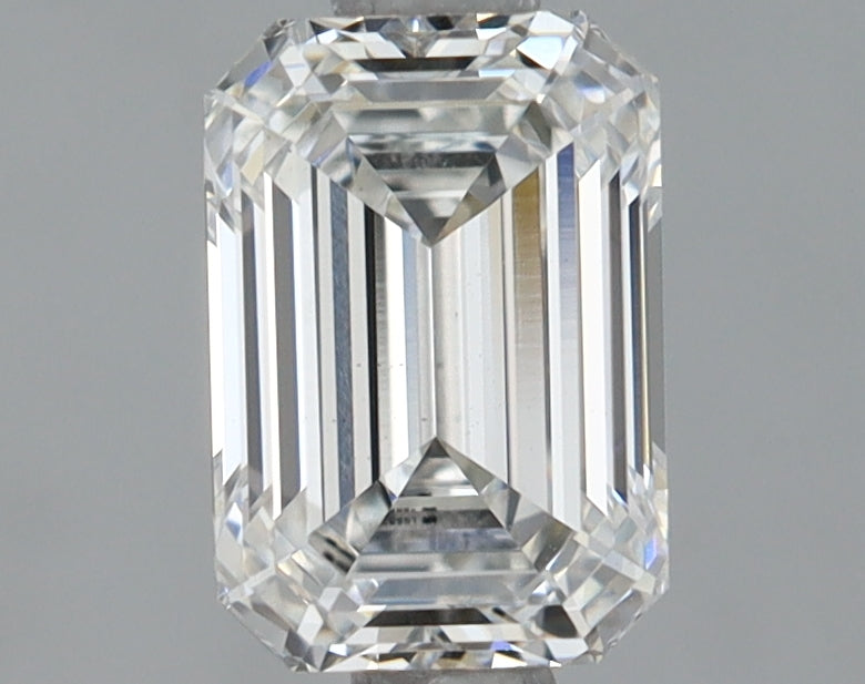 0.92 Carat Emerald Shaped Ideal Cut VVS2 IGI Certified Lab Grown Diamond