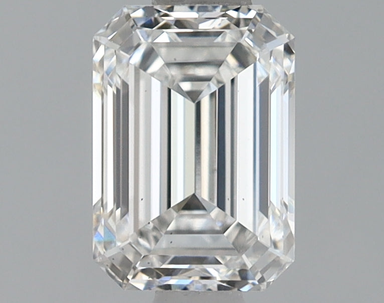 0.92 Carat Emerald Shaped Ideal Cut VS2 IGI Certified Lab Grown Diamond