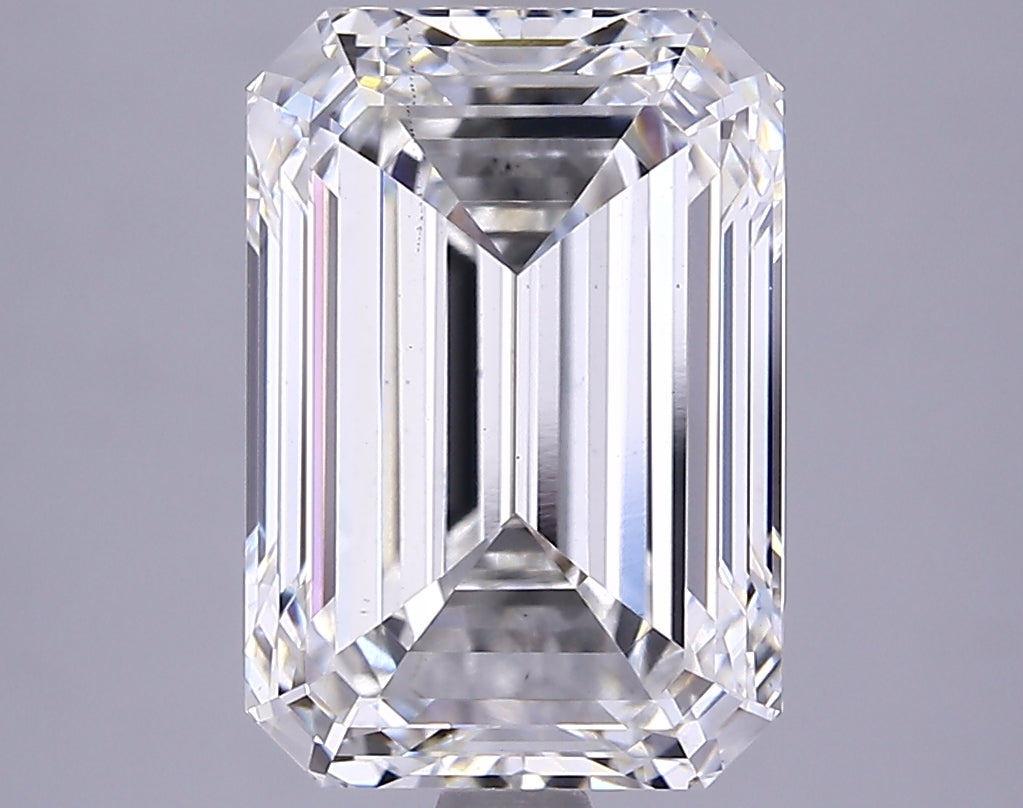 4.78 Carat Emerald Shaped Ideal Cut VS2 IGI Certified Lab Grown Diamond