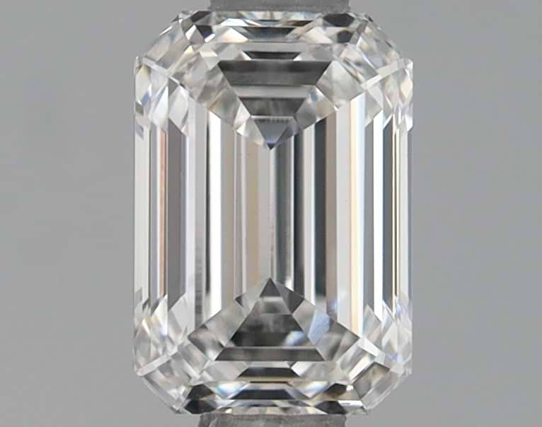 0.92 Carat Emerald Shaped Ideal Cut VVS2 IGI Certified Lab Grown Diamond