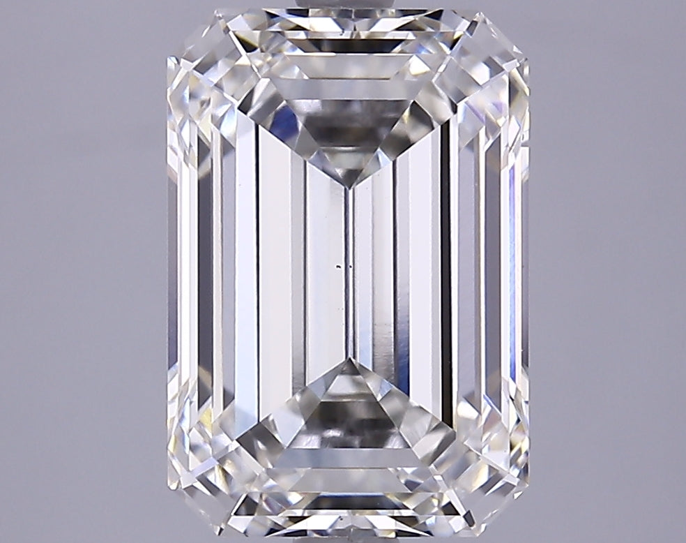 4.14 Carat Emerald Shaped Ideal Cut VS1 IGI Certified Lab Grown Diamond