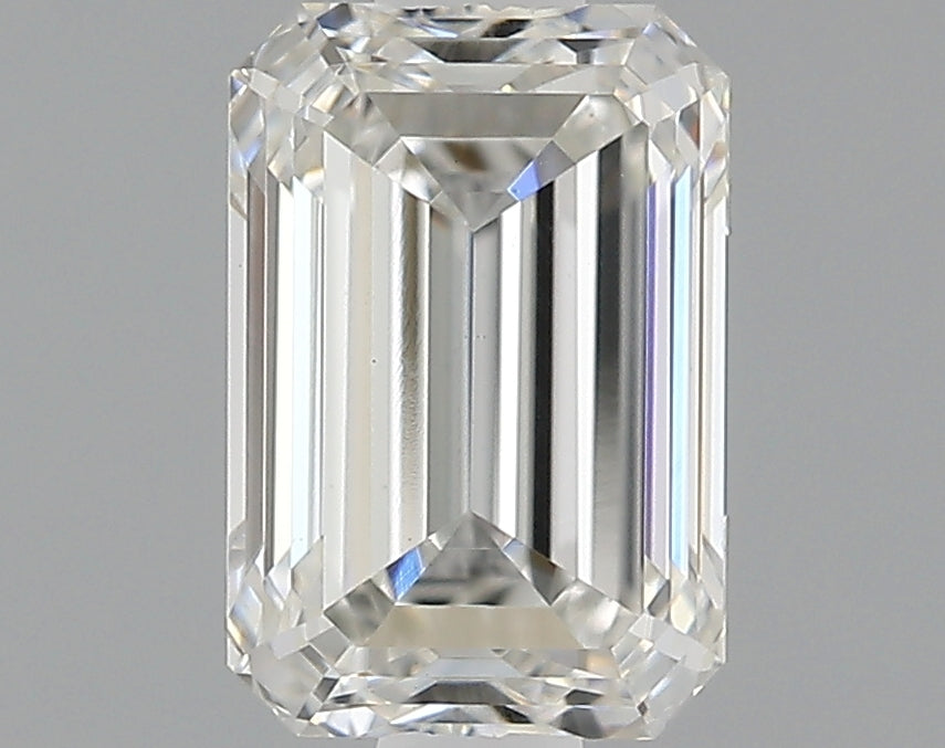 0.94 Carat Emerald Shaped Ideal Cut VVS2 IGI Certified Lab Grown Diamond