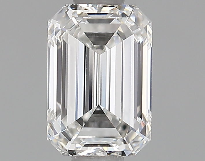 0.83 Carat Emerald Shaped Ideal Cut VVS2 IGI Certified Lab Grown Diamond
