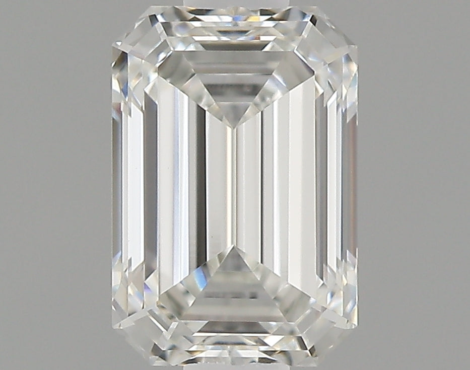 0.92 Carat Emerald Shaped Ideal Cut VVS2 IGI Certified Lab Grown Diamond