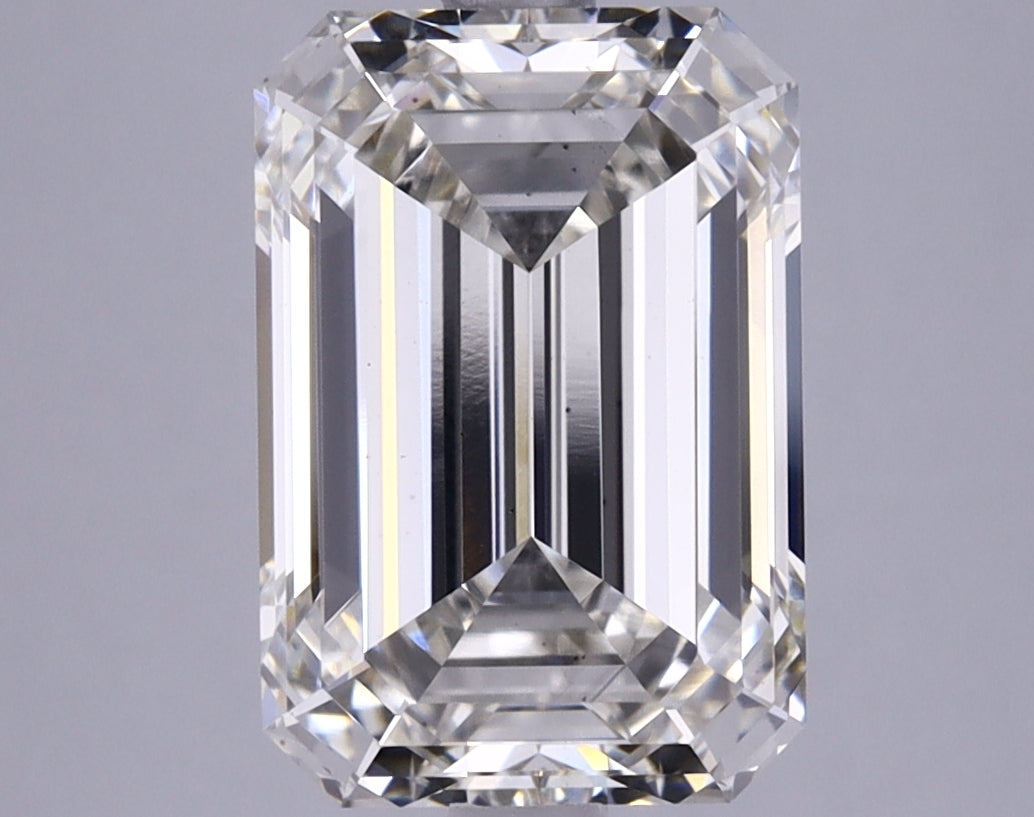4.13 Carat Emerald Shaped Ideal Cut VS2 IGI Certified Lab Grown Diamond