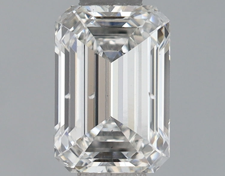 0.72 Carat Emerald Shaped Ideal Cut VS2 IGI Certified Lab Grown Diamond