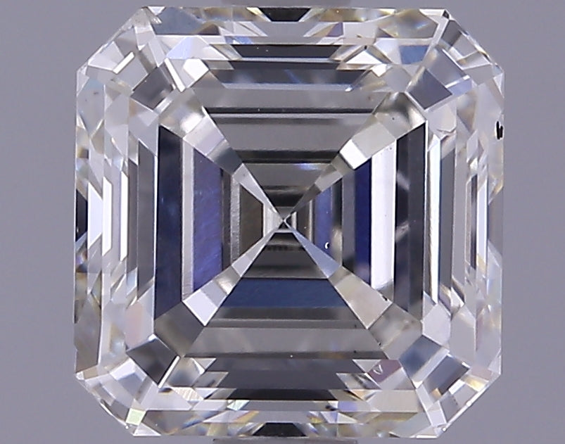 1.67 Carat Asscher Shaped Excellent Cut VS2 IGI Certified Lab Grown Diamond