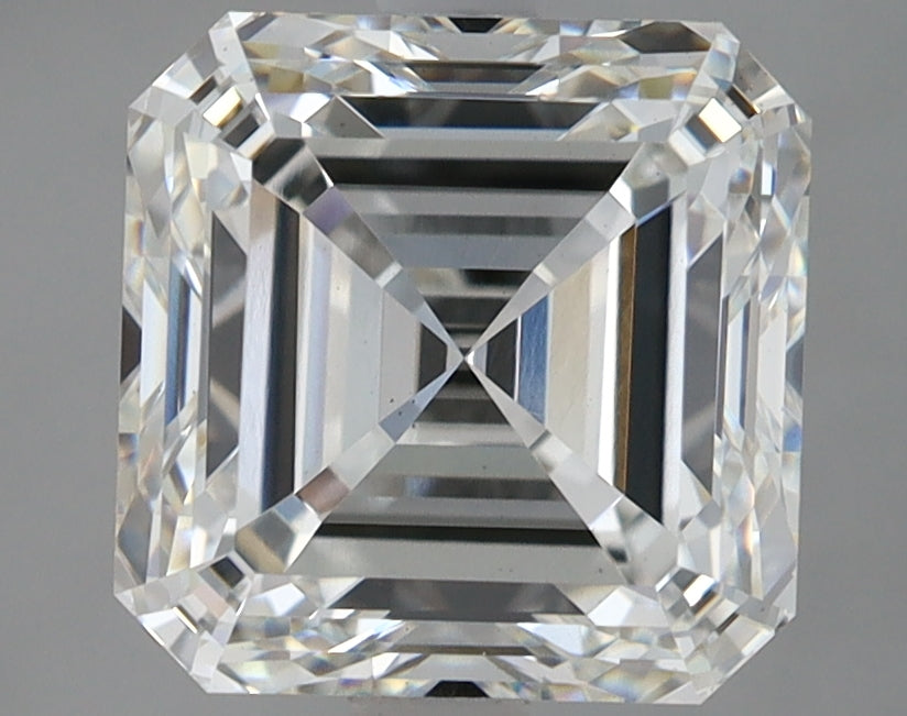 3.7 Carat Asscher Shaped Excellent Cut VS1 IGI Certified Lab Grown Diamond