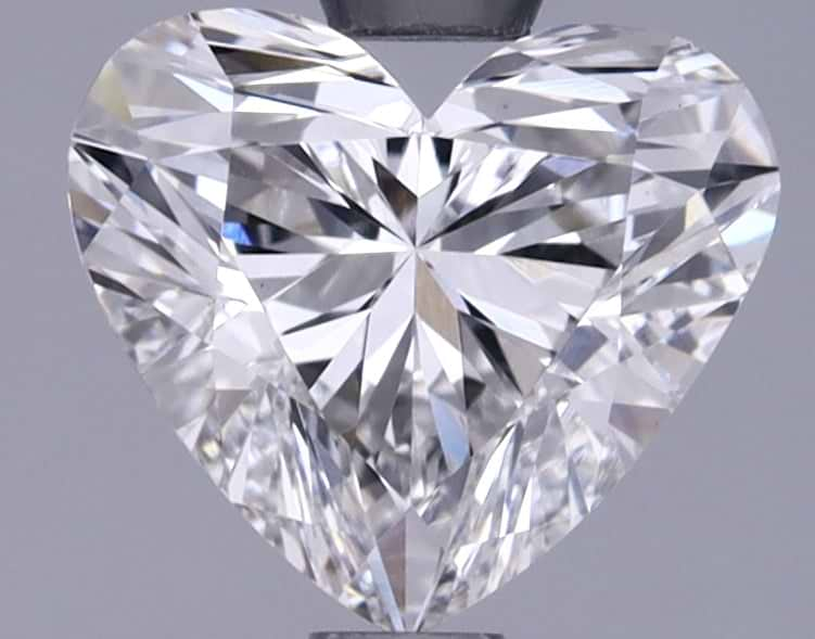 1.24 Carat Heart Shaped Ideal Cut Vs1 Igi Certified Lab Grown Diamond