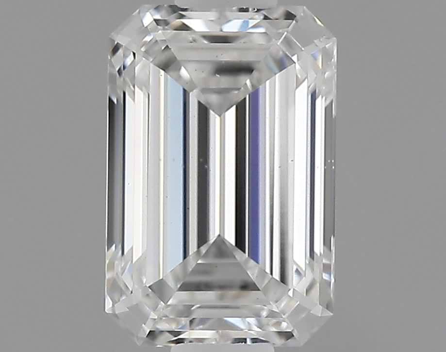 0.7 Carat Emerald Shaped Excellent Cut VS2 IGI Certified Lab Grown Diamond