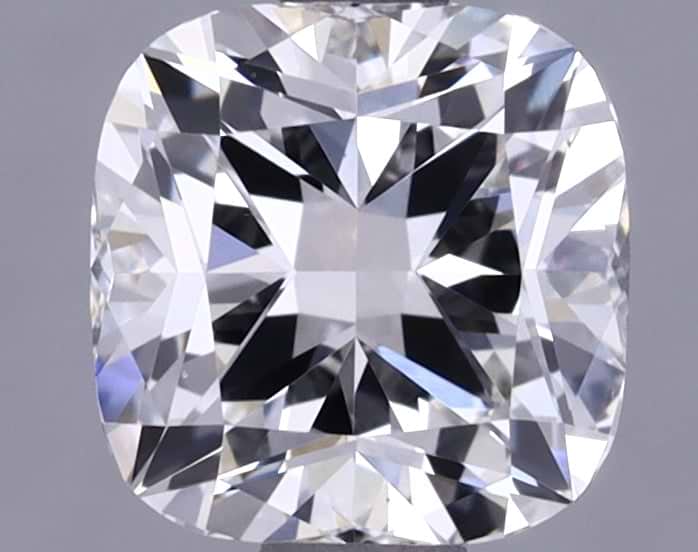 1.21 Carat Cushion Shaped Ideal Cut VVS2 IGI Certified Lab Grown Diamond