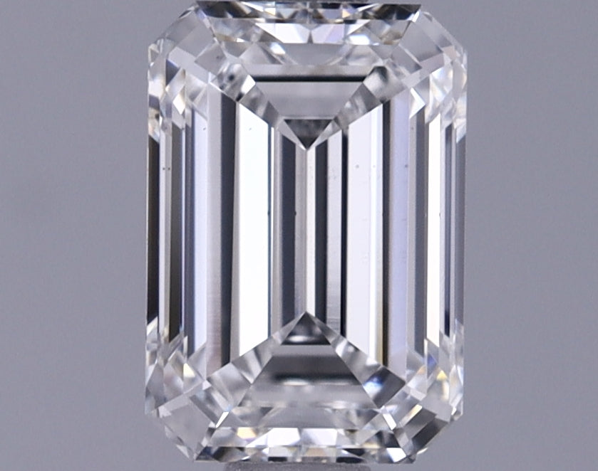0.97 Carat Emerald Shaped Ideal Cut VS2 IGI Certified Lab Grown Diamond