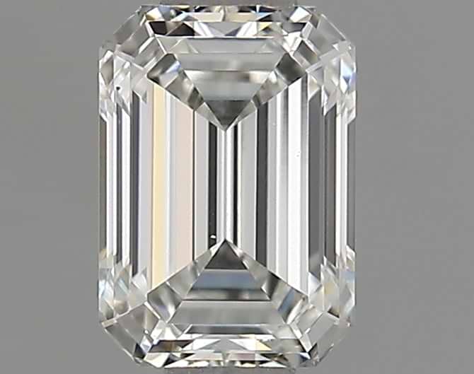 0.73 Carat Emerald Shaped Ideal Cut VS1 IGI Certified Lab Grown Diamond