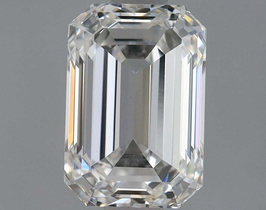 1.23 Carat Emerald Shaped Ideal Cut VVS2 IGI Certified Lab Grown Diamond
