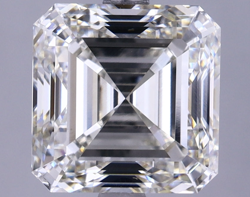 4.07 Carat Asscher Shaped Ideal Cut VVS2 IGI Certified Lab Grown Diamond