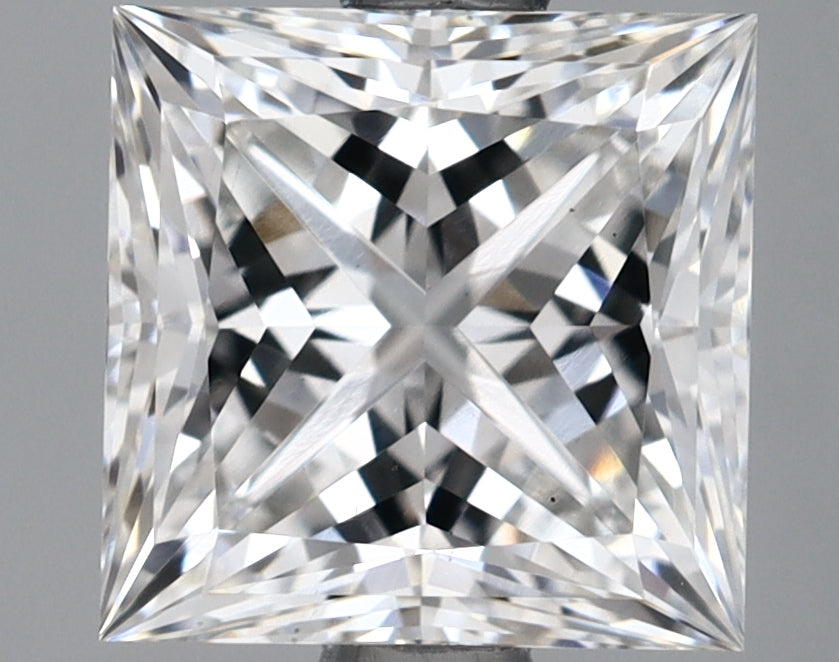 1.69 Carat Princess Shaped Ideal Cut VS2 IGI Certified Lab Grown Diamond