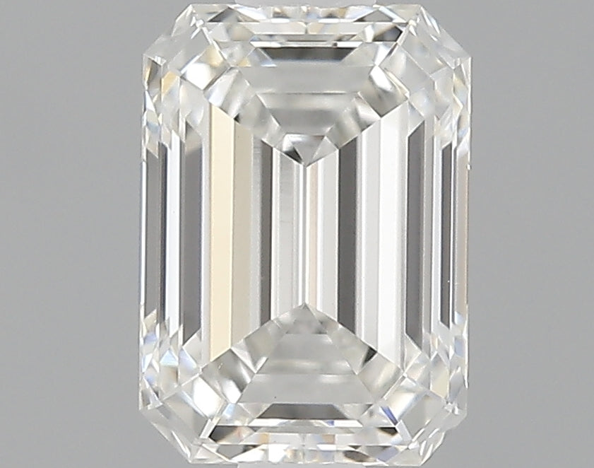 0.81 Carat Emerald Shaped Ideal Cut VVS2 IGI Certified Lab Grown Diamond