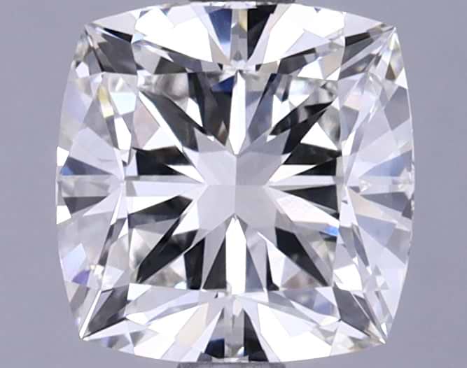 1.7 Carat Cushion Shaped Ideal Cut VVS2 IGI Certified Lab Grown Diamond