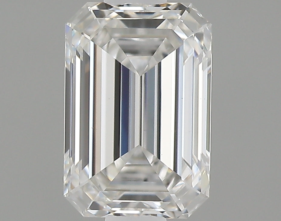0.88 Carat Emerald Shaped Ideal Cut VS1 IGI Certified Lab Grown Diamond