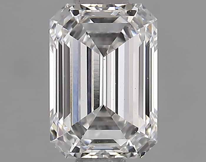 0.83 Carat Emerald Shaped Ideal Cut VS1 IGI Certified Lab Grown Diamond