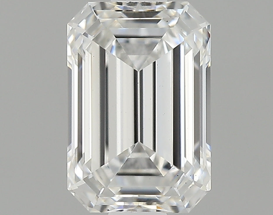 0.85 Carat Emerald Shaped Ideal Cut VS1 IGI Certified Lab Grown Diamond