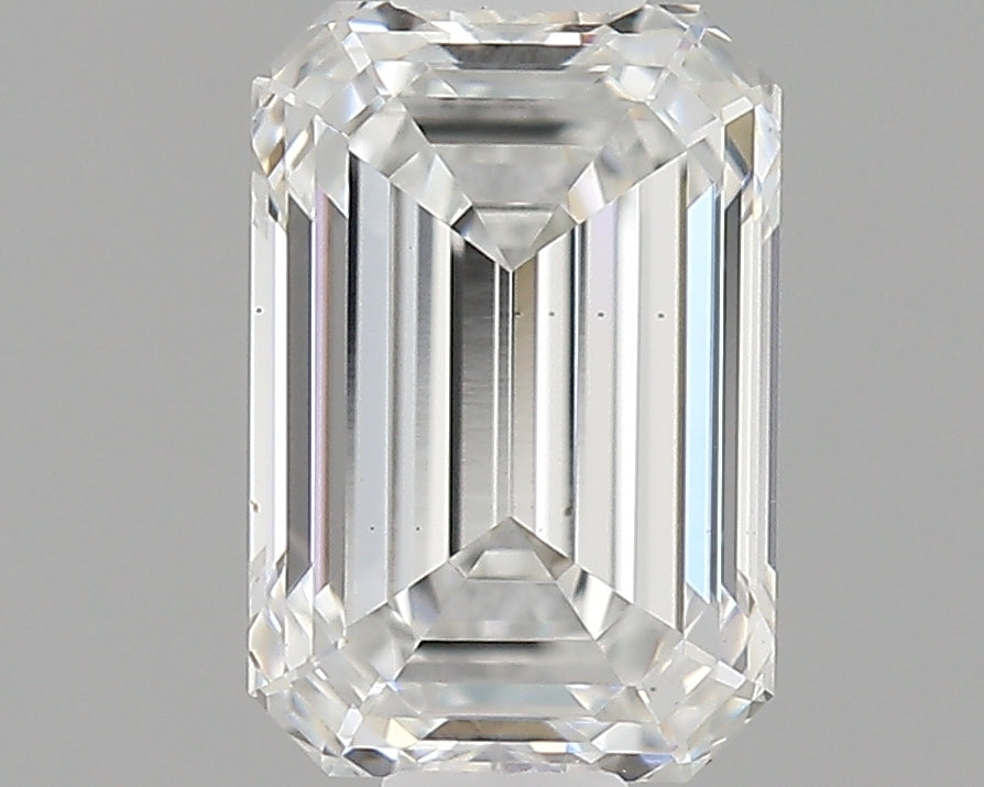 0.72 Carat Emerald Shaped Ideal Cut VS1 IGI Certified Lab Grown Diamond