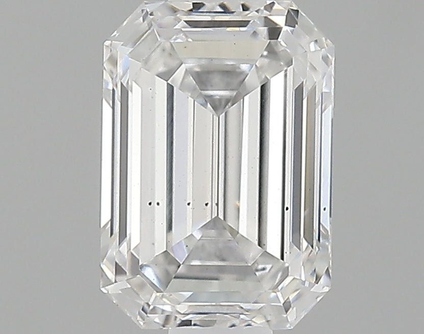 0.74 Carat Emerald Shaped Ideal Cut VS2 IGI Certified Lab Grown Diamond