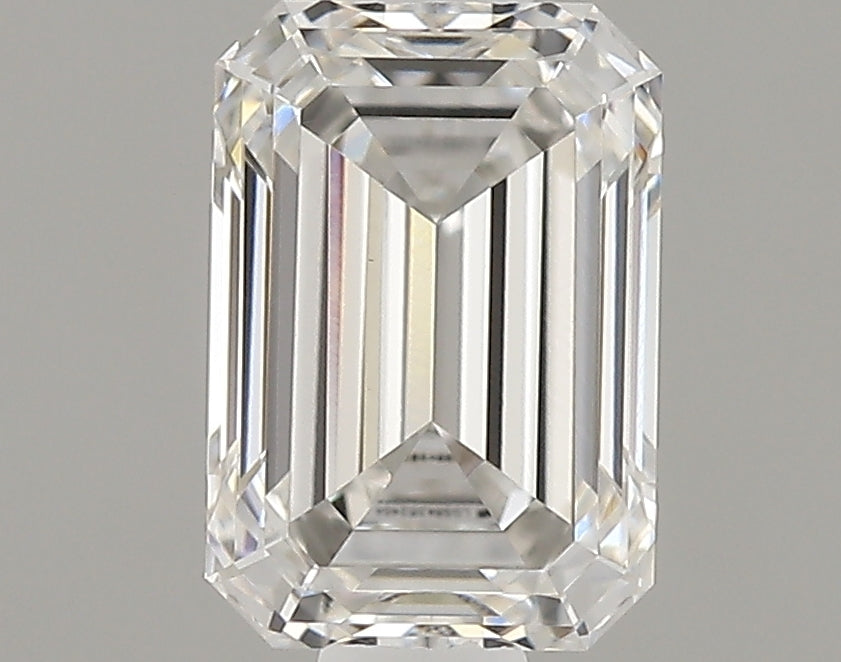 0.71 Carat Emerald Shaped Ideal Cut VVS2 IGI Certified Lab Grown Diamond