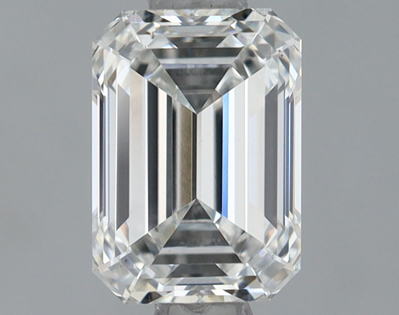 0.88 Carat Emerald Shaped Ideal Cut VS1 IGI Certified Lab Grown Diamond