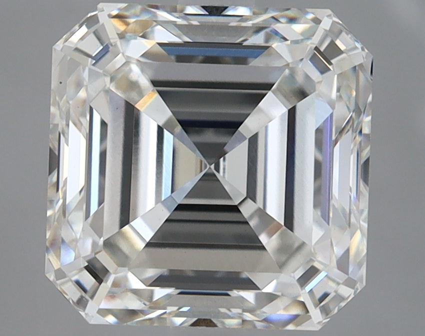 4.19 Carat Asscher Shaped Excellent Cut VS1 IGI Certified Lab Grown Diamond