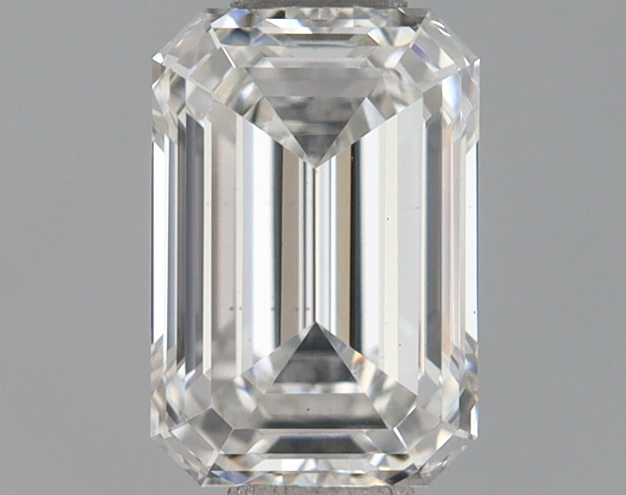 0.82 Carat Emerald Shaped Ideal Cut VS2 IGI Certified Lab Grown Diamond