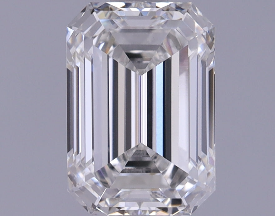 1.2 Carat Emerald Shaped Ideal Cut VVS2 IGI Certified Lab Grown Diamond
