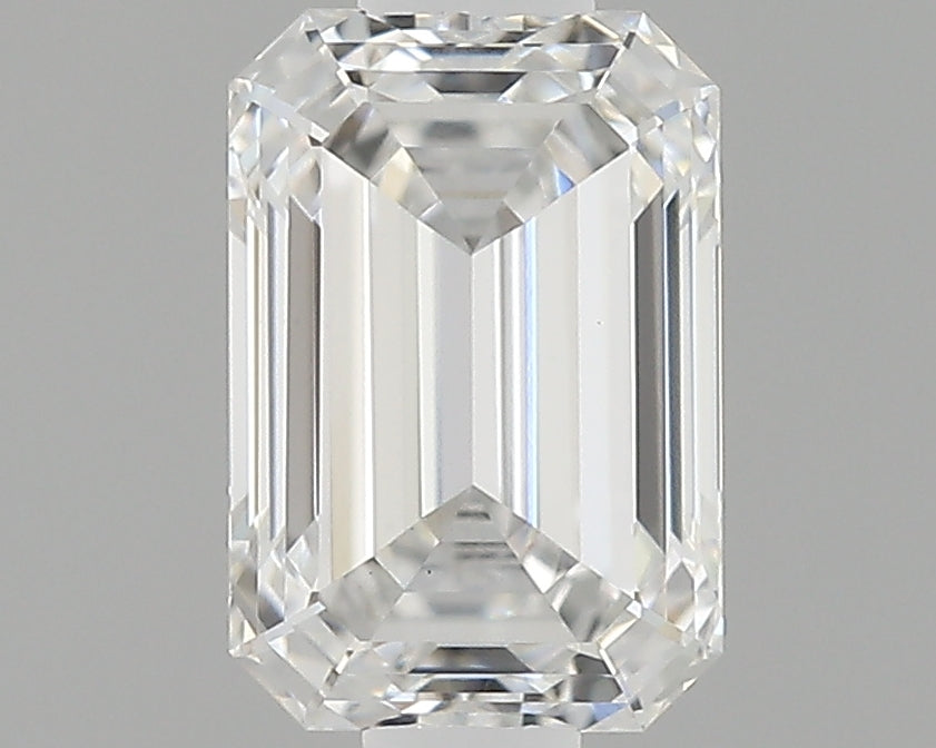 0.73 Carat Emerald Shaped Ideal Cut VVS2 IGI Certified Lab Grown Diamond