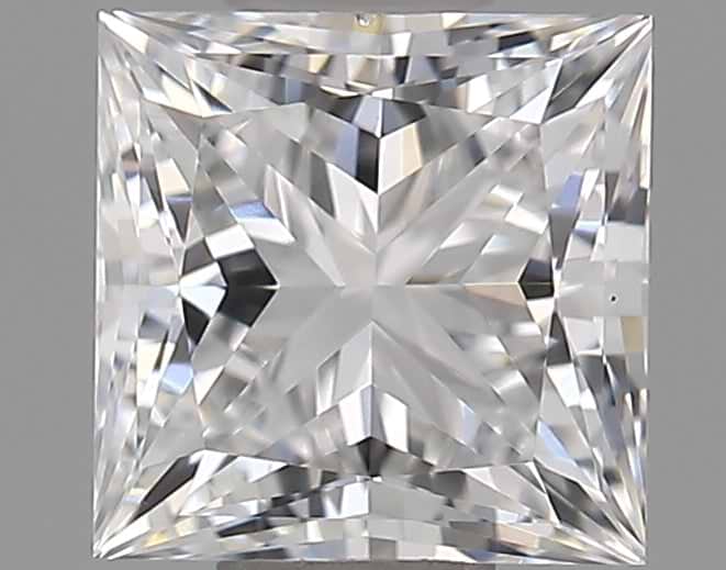 0.71 Carat Princess Shaped Ideal Cut VS2 IGI Certified Lab Grown Diamond