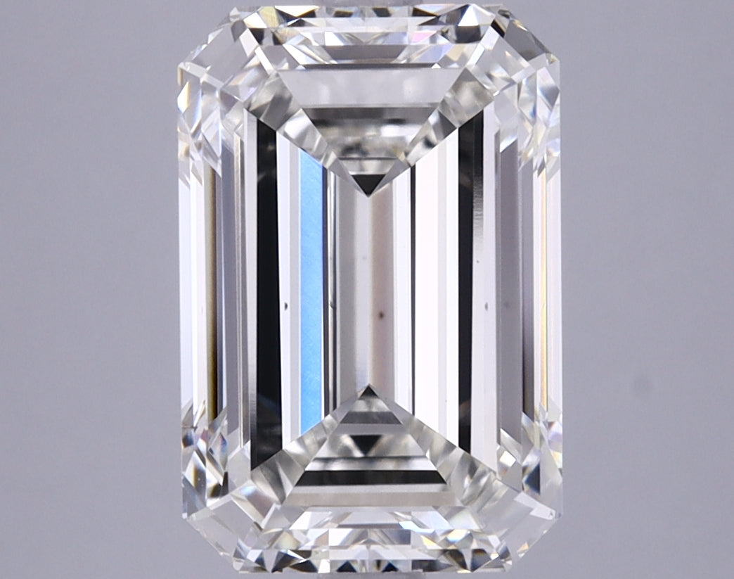 4.14 Carat Emerald Shaped Ideal Cut VS1 IGI Certified Lab Grown Diamond
