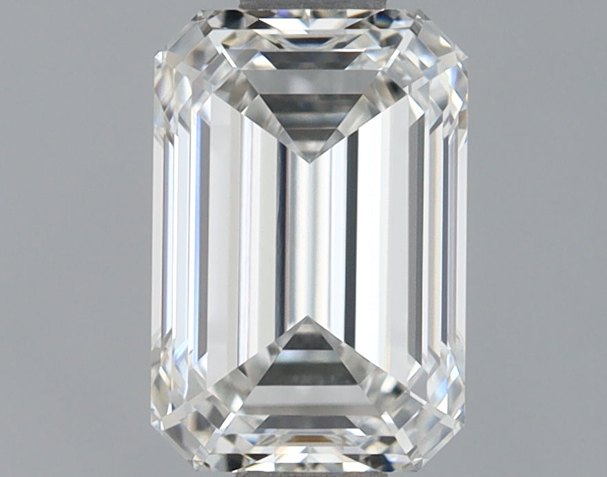 1.15 Carat Emerald Shaped Ideal Cut VVS2 IGI Certified Lab Grown Diamond