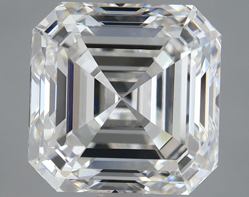 4.31 Carat Asscher Shaped Ideal Cut VVS2 IGI Certified Lab Grown Diamond