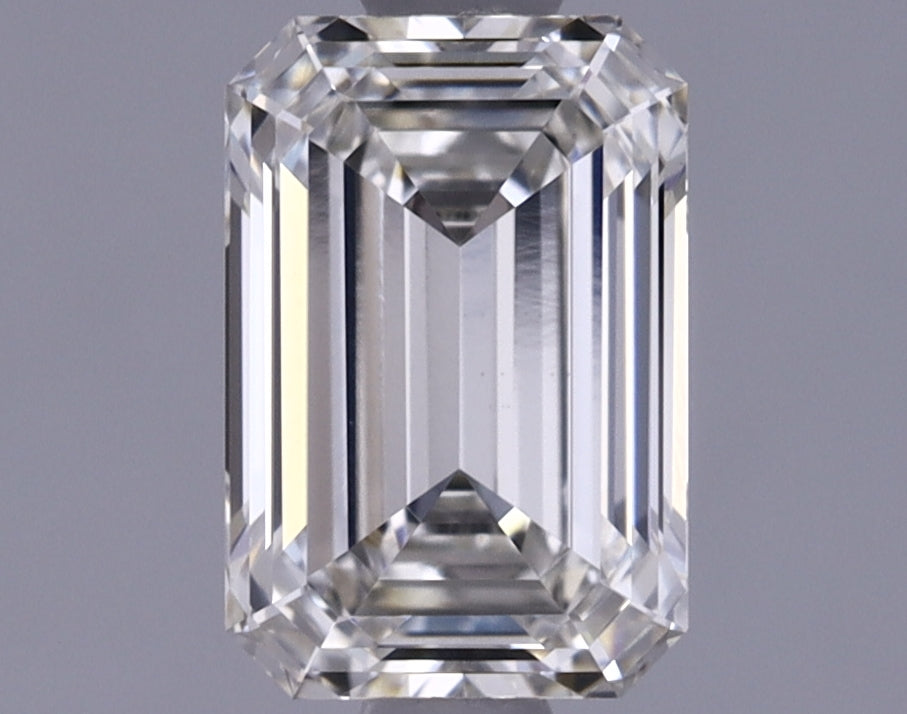 1.05 Carat Emerald Shaped Ideal Cut VVS2 IGI Certified Lab Grown Diamond