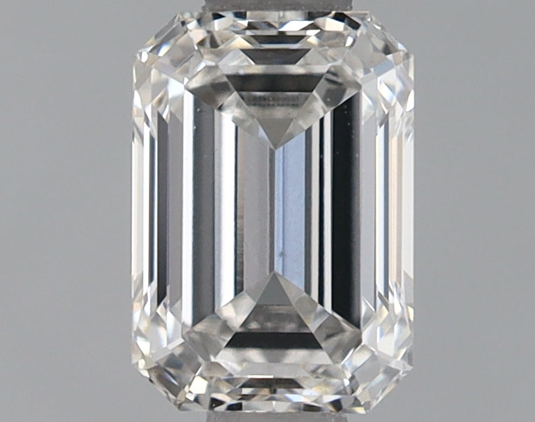 0.81 Carat Emerald Shaped Ideal Cut VS1 IGI Certified Lab Grown Diamond