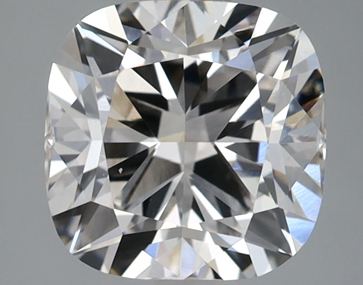 1.85 Carat Cushion Shaped Ideal Cut VVS2 IGI Certified Lab Grown Diamond