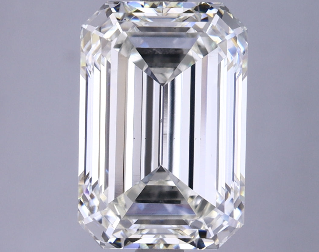 4.09 Carat Emerald Shaped Excellent Cut VS1 IGI Certified Lab Grown Diamond