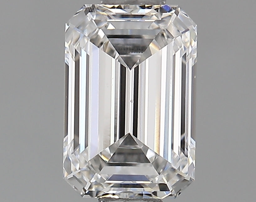 0.85 Carat Emerald Shaped Ideal Cut VVS1 IGI Certified Lab Grown Diamond