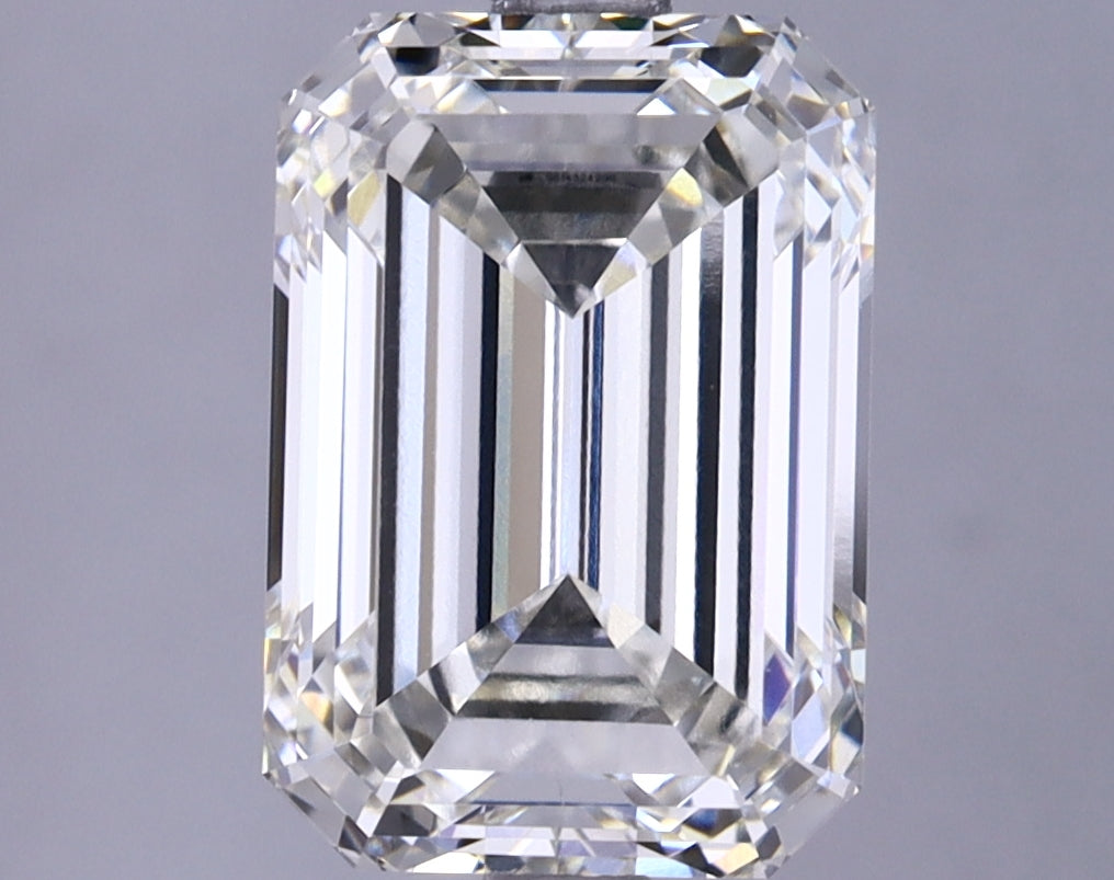 3.87 Carat Emerald Shaped Ideal Cut VS1 IGI Certified Lab Grown Diamond