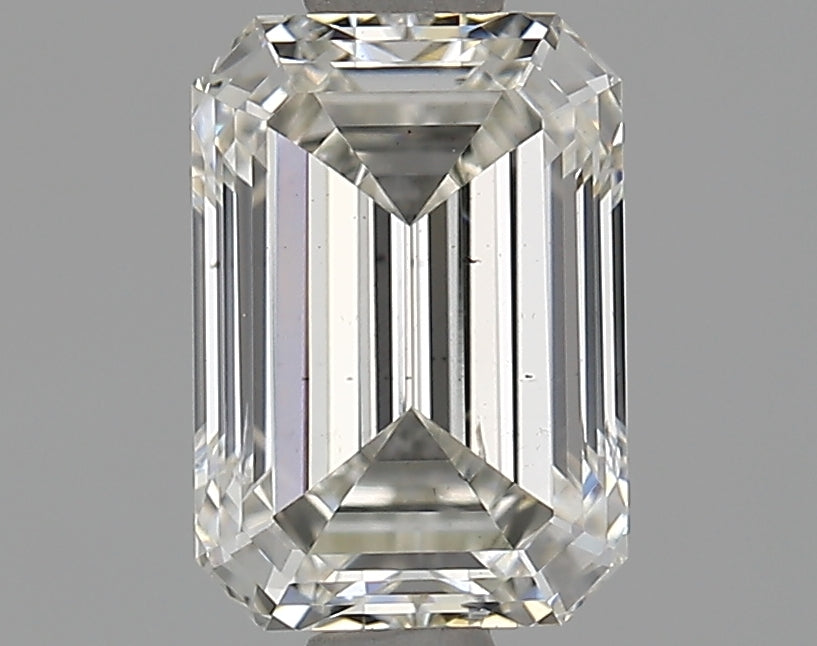 1.35 Carat Emerald Shaped Very Good Cut SI1 IGI Certified Lab Grown Diamond