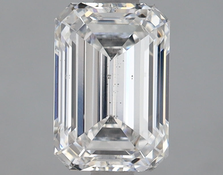 1.56 Carat Emerald Shaped Ideal Cut Si1 Igi Certified Lab Grown Diamond
